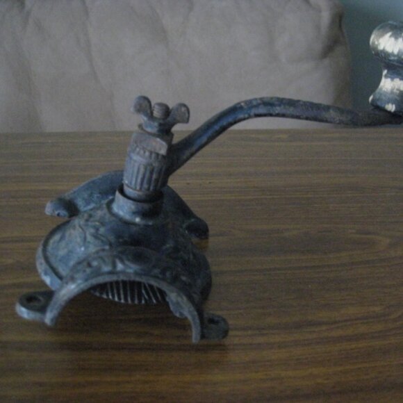 Wall Mounted Antique Steinfeld's Coffee Grinder Parts - No Glass - Picture 10 of 15